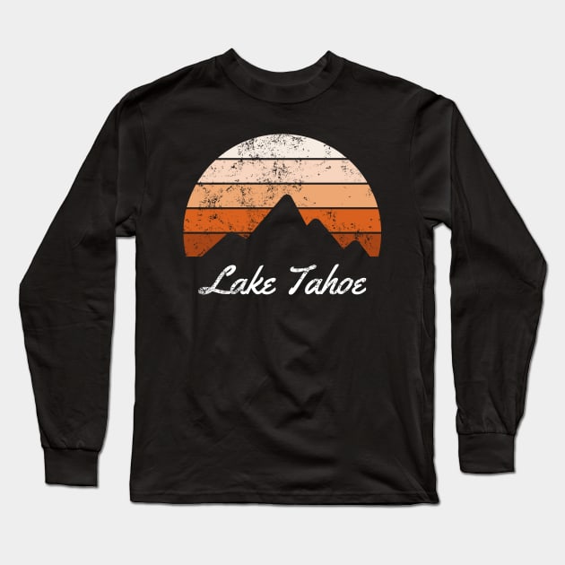 Lake Tahoe Vintage Long Sleeve T-Shirt by Pablo_jkson